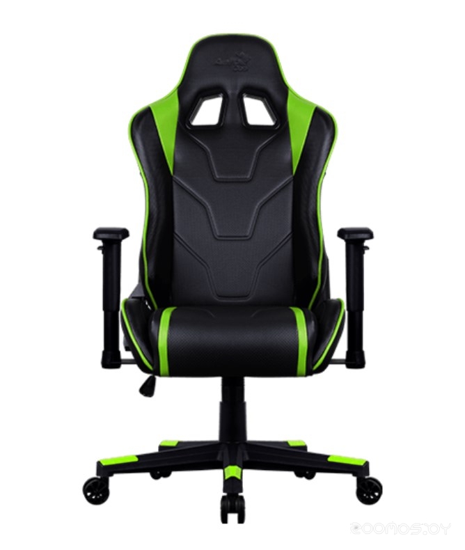 Кресло Aerocool AC220 AIR (черный/зеленый), фото 2