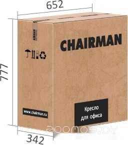 Кресло Chairman Game 26 (черный/голубой), фото 6