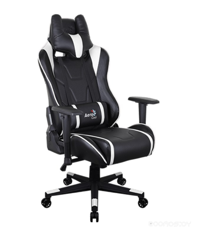 Кресло Aerocool AC220 AIR (черный/белый), фото 3
