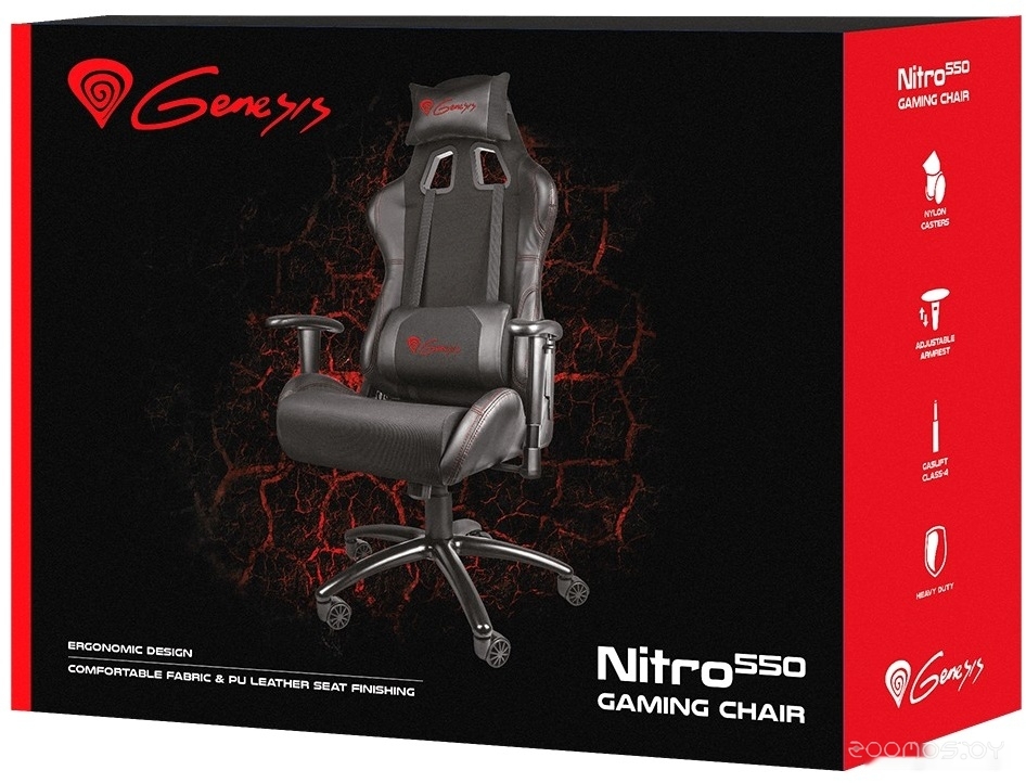 Кресло Genesis Nitro 550 (черный), фото 3