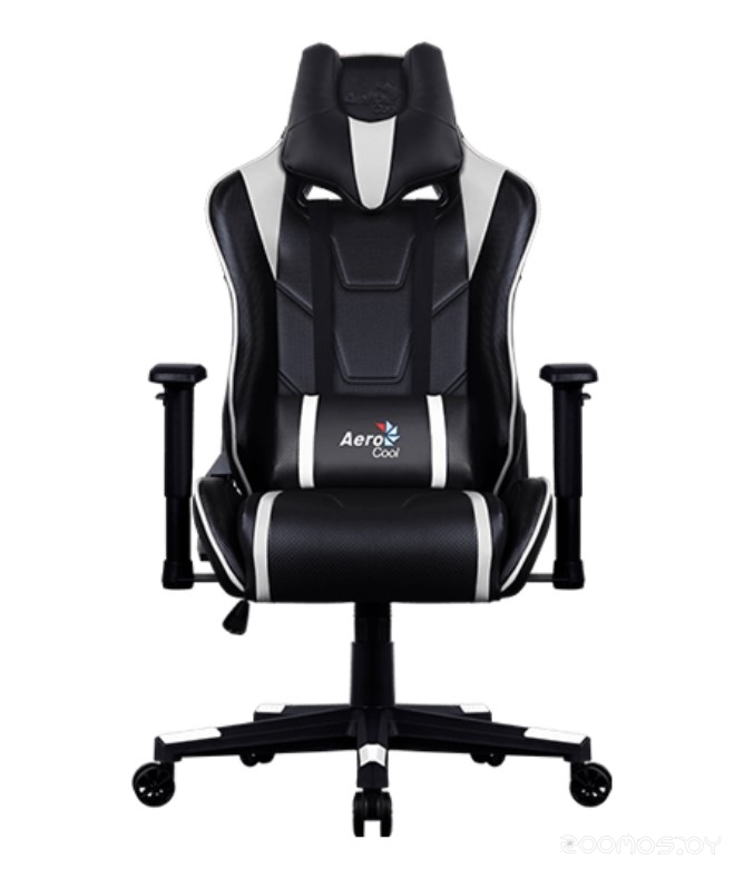 Кресло Aerocool AC220 AIR (черный/белый), фото 4