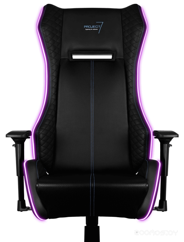 Кресло офисное Aerocool P7-GC1 AIR RGB (черный), фото 2