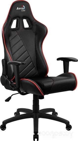 Кресло Aerocool AC110 AIR (черный/красный), фото 3