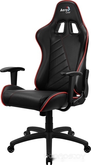 Кресло Aerocool AC110 AIR (черный/красный), фото 5