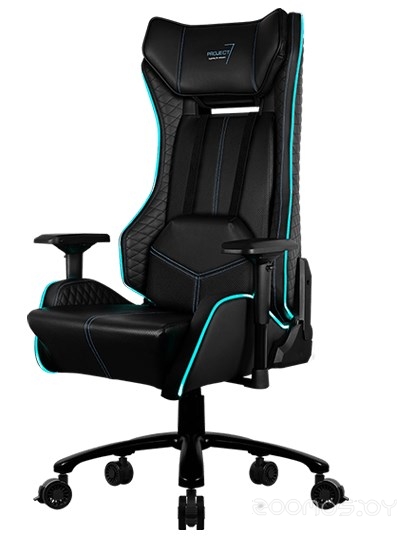 Кресло офисное Aerocool P7-GC1 AIR RGB (черный), фото 5