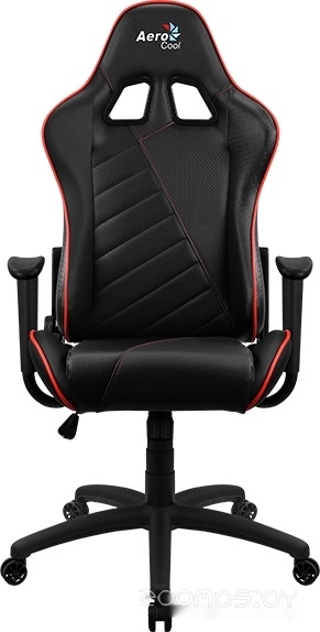 Кресло Aerocool AC110 AIR (черный/красный), фото 2