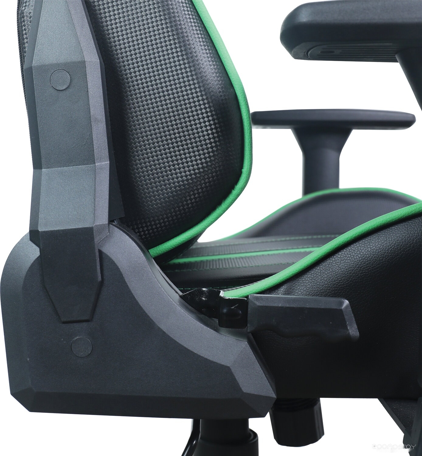 Кресло Brabix GT Carbon GM-120 (черный/зеленый), фото 5