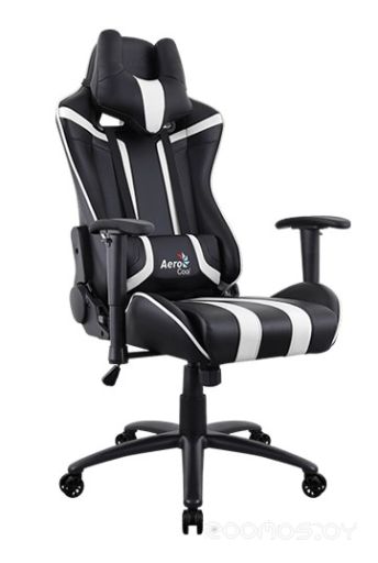 Кресло Aerocool AC120 AIR (черный/белый), фото 1