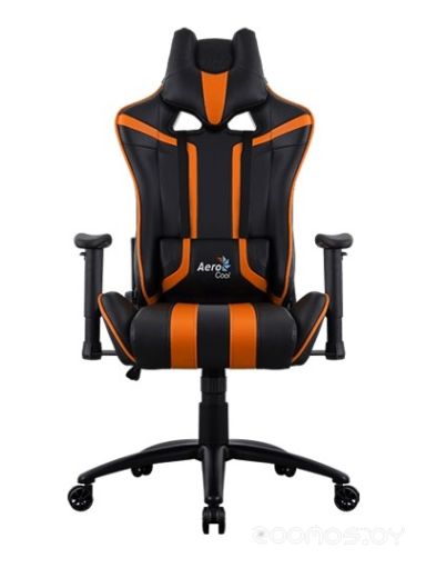 Кресло Aerocool AC120 AIR (черный/оранжевый), фото 1