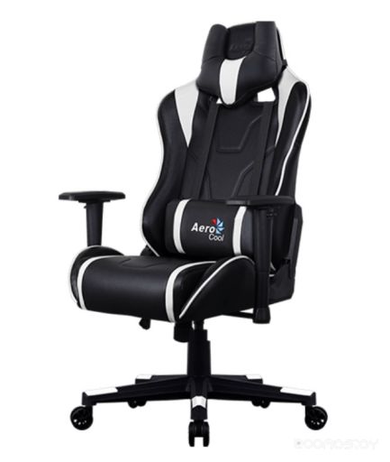 Кресло Aerocool AC220 AIR (черный/белый), фото 1