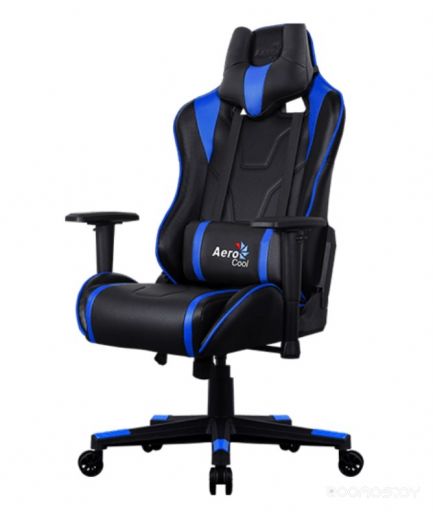 Кресло Aerocool AC220 AIR (черный/синий)