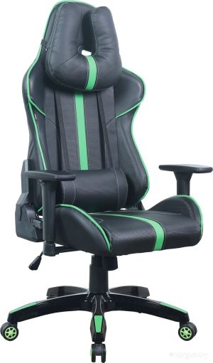 Кресло Brabix GT Carbon GM-120 (черный/зеленый), фото 1