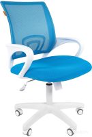 Офисное кресло Chairman 696 (White/Light Blue)