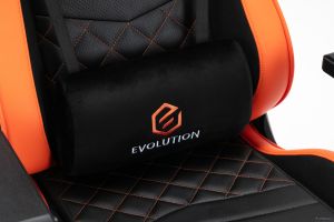Кресло Evolution Avatar M (черный/оранжевый)