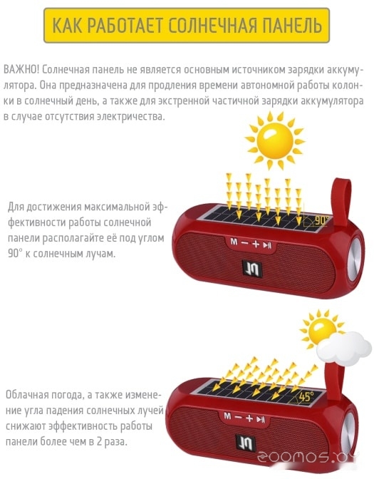 Беспроводная колонка Jet.A PBS-120 (красный), фото 5