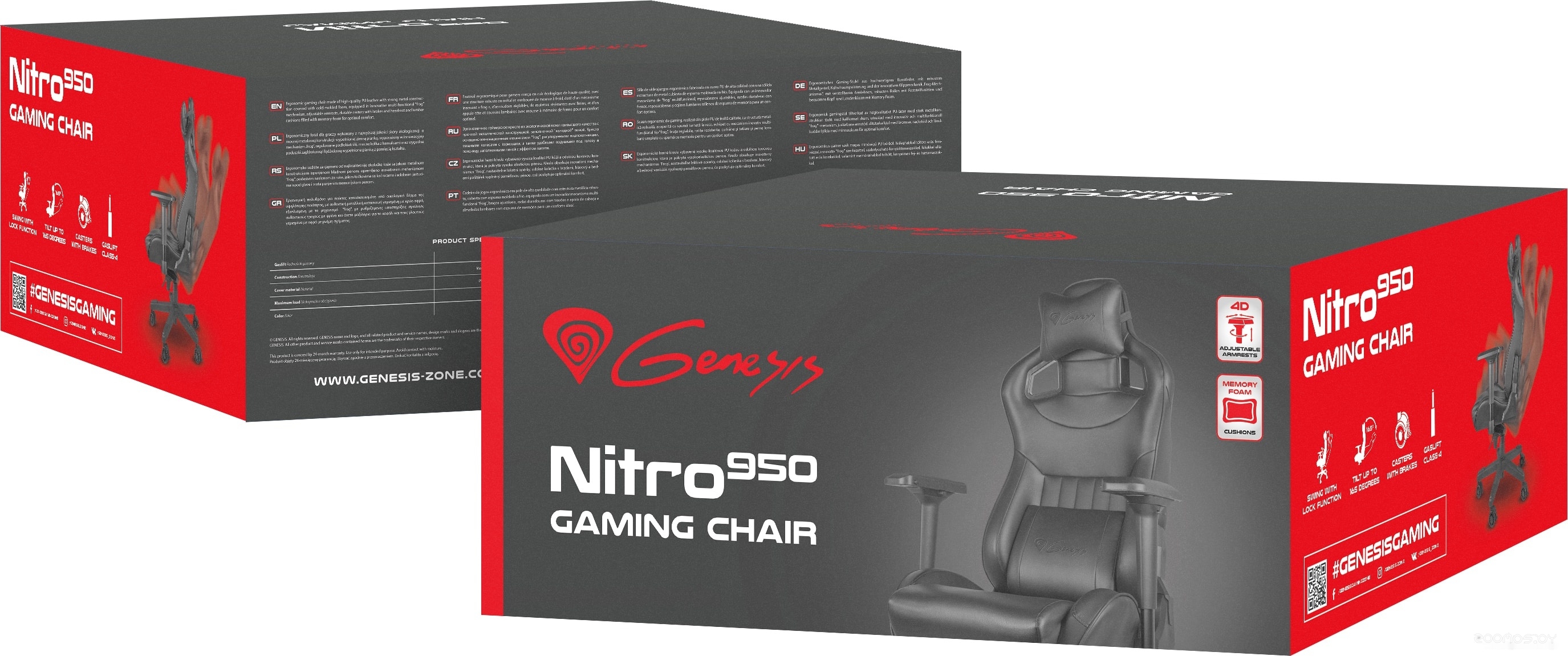 Кресло Genesis Nitro 950 (черный), фото 6