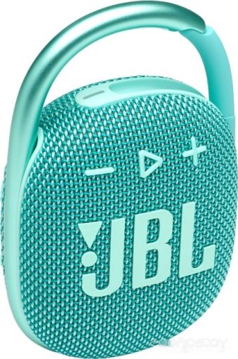 Беспроводная колонка JBL Clip 4 (бирюзовый), фото 1