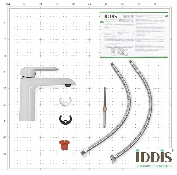 Смеситель IDDIS Calipso CALSB00i01, фото 4