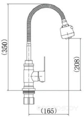 Смеситель Fashun A54401-3, фото 2