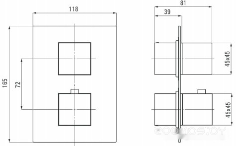 Смеситель Deante Box BXY NEAT, фото 2