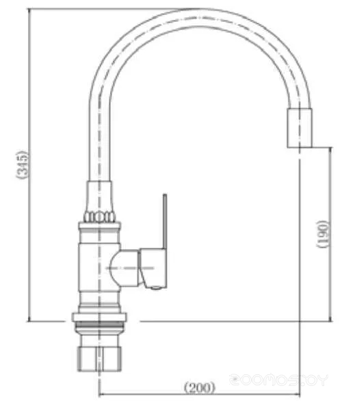 Смеситель Fashun A54701-7, фото 2