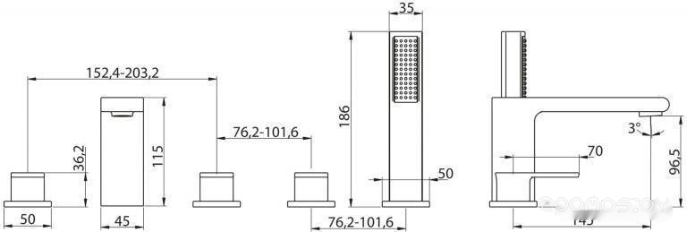 Смеситель BelBagno Terra TER-VI5-CRM, фото 2