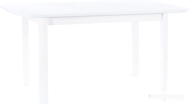 Кухонный стол Signal Diego II 120/160x68 (белый матовый)
