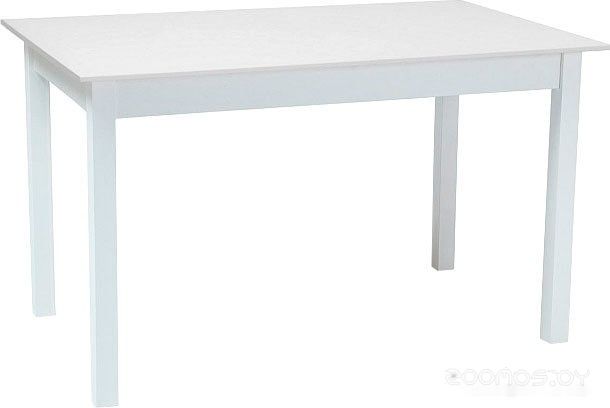 Кухонный стол Signal Horacy 100/140x60 (белый матовый)