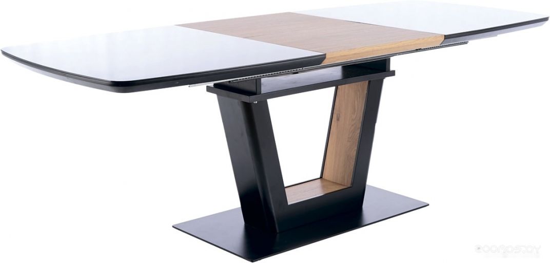 Кухонный стол Signal Sydney 160/220x90 (дуб/черный)