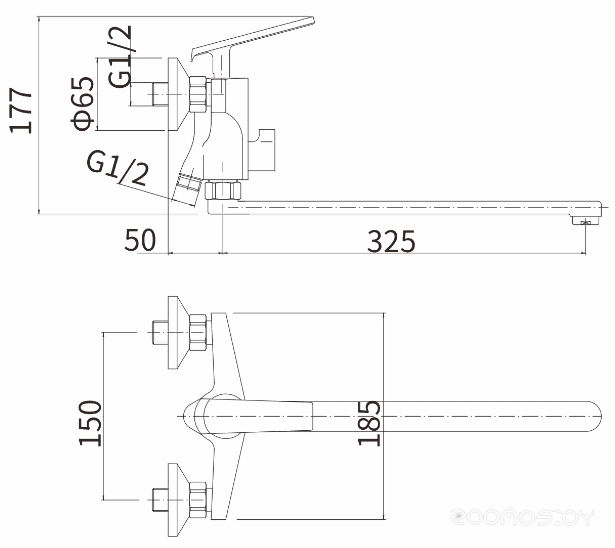 Смеситель Fashun A2281-7, фото 2