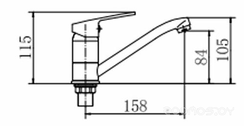 Смеситель Fashun A4516-2, фото 2