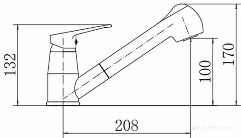 Смеситель Fashun A6013, фото 2