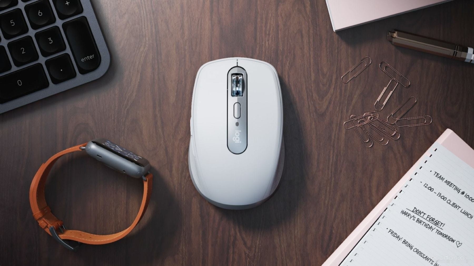 Мышь Logitech MX Anywhere 3 (светло-серый), фото 12