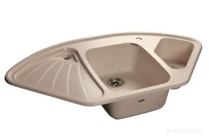 Кухонная мойка GranFest Corner GF-C1040E (белый)