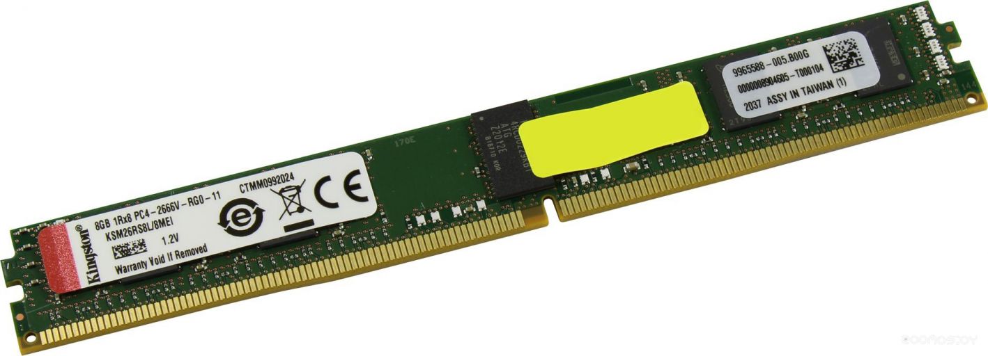 Оперативная память Kingston 8GB DDR4 PC4-21300 KSM26RS8L/8MEI