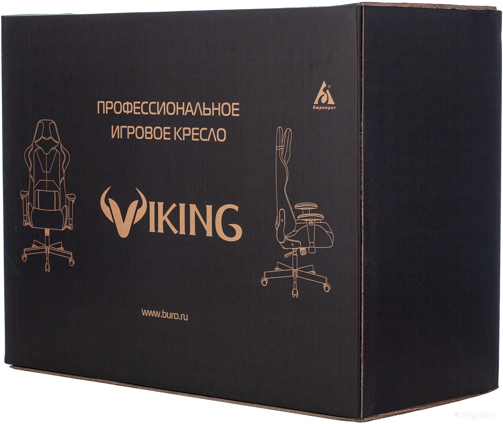 Кресло Бюрократ VIKING X Fabric (серый/темно-синий), фото 15
