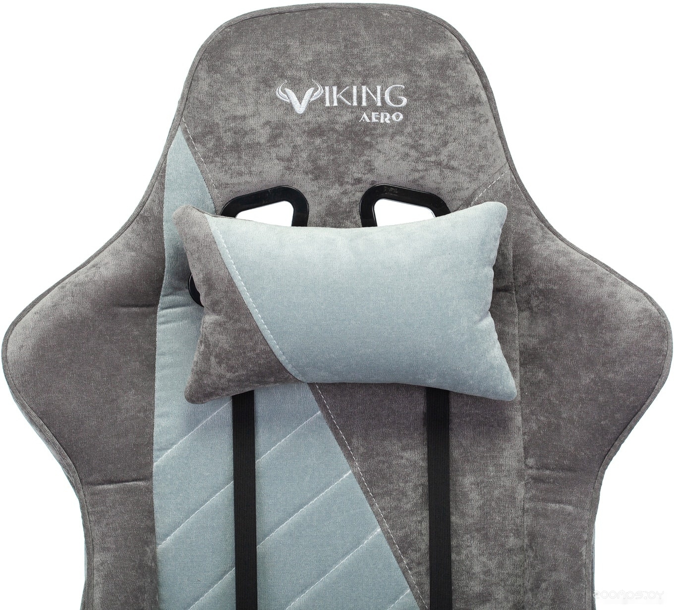 Кресло Бюрократ VIKING X Fabric (серый/серо-голубой), фото 16