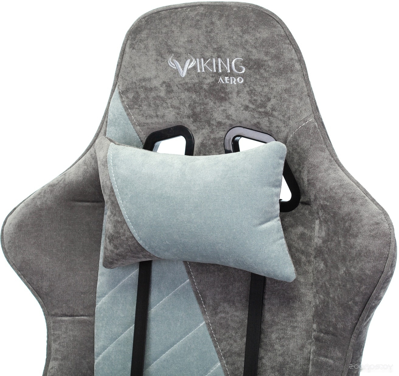 Кресло Бюрократ VIKING X Fabric (серый/серо-голубой), фото 18