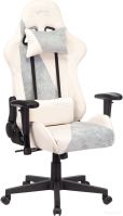 Кресло Бюрократ VIKING X Fabric (белый/серо-голубой)