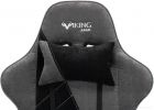 Кресло Бюрократ VIKING X Fabric (серый/черный)
