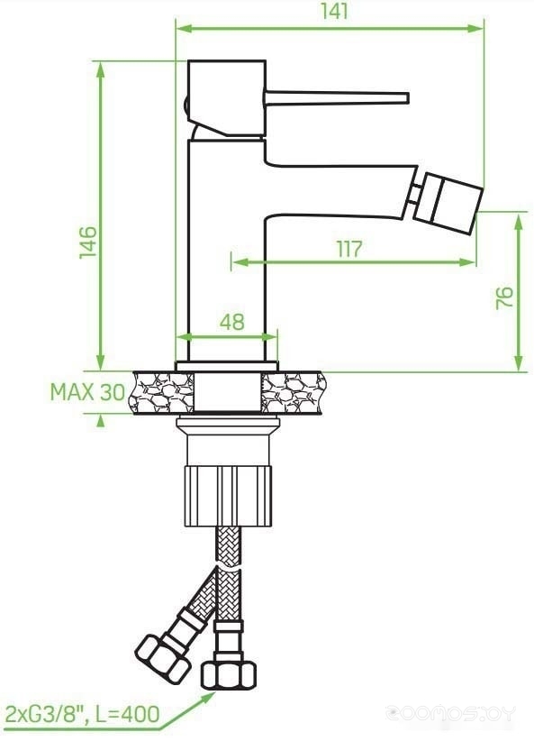 Смеситель Laveo Pola BAP G32D, фото 2