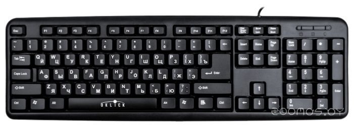Клавиатура Oklick 180M Black USB