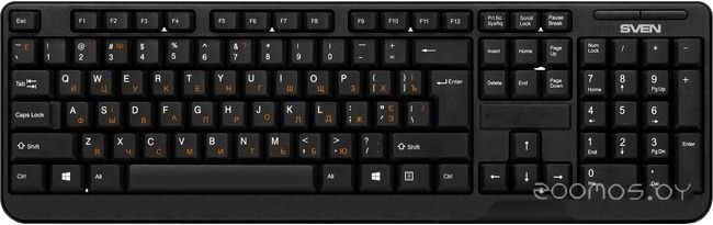 Клавиатура Sven KB-C2200W (черный)