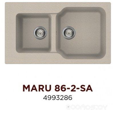 Кухонная мойка Omoikiri MARU 86-2-SA, фото 1