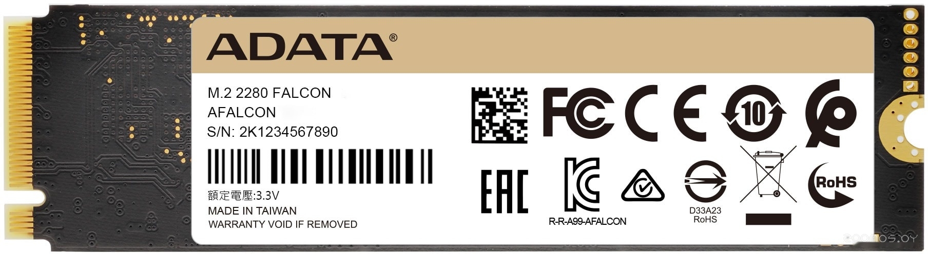 SSD A-Data Falcon 512GB AFALCON-512G-C, фото 4