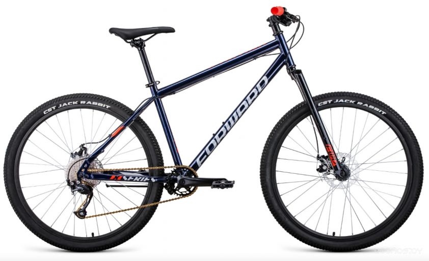 Велосипед Forward Sporting 27.5 X (2021) 17 (темно-синий-красный)
