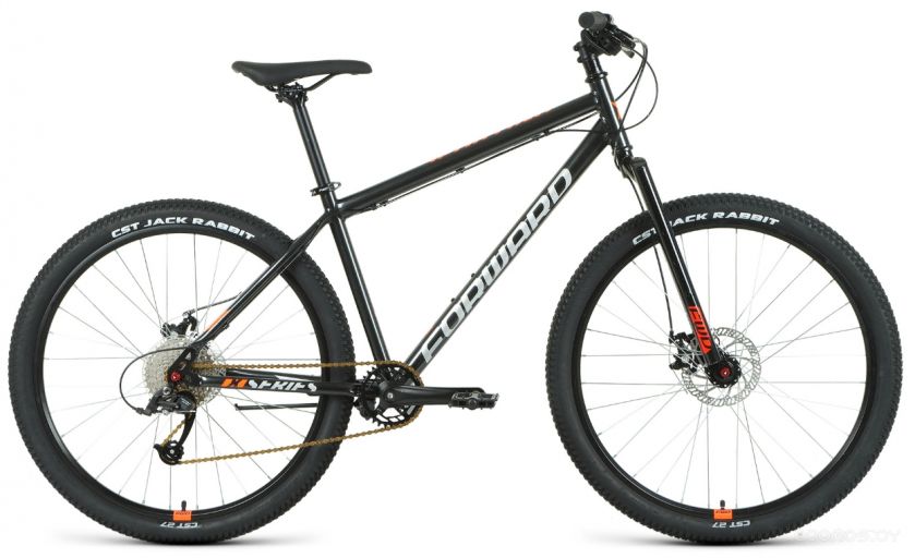 Велосипед Forward Sporting 27.5 X (2021) 17 (черный/оранжевый)