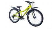 Велосипед Forward Twister 24 1.0 (зеленый/фиолетовый, 2021)