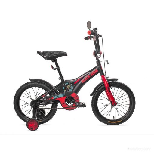 Детский велосипед BlackAqua Sharp 12 KG1210 (черный/красный)