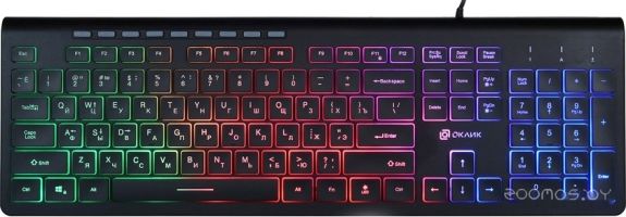 Клавиатура Oklick 490ML (черный)